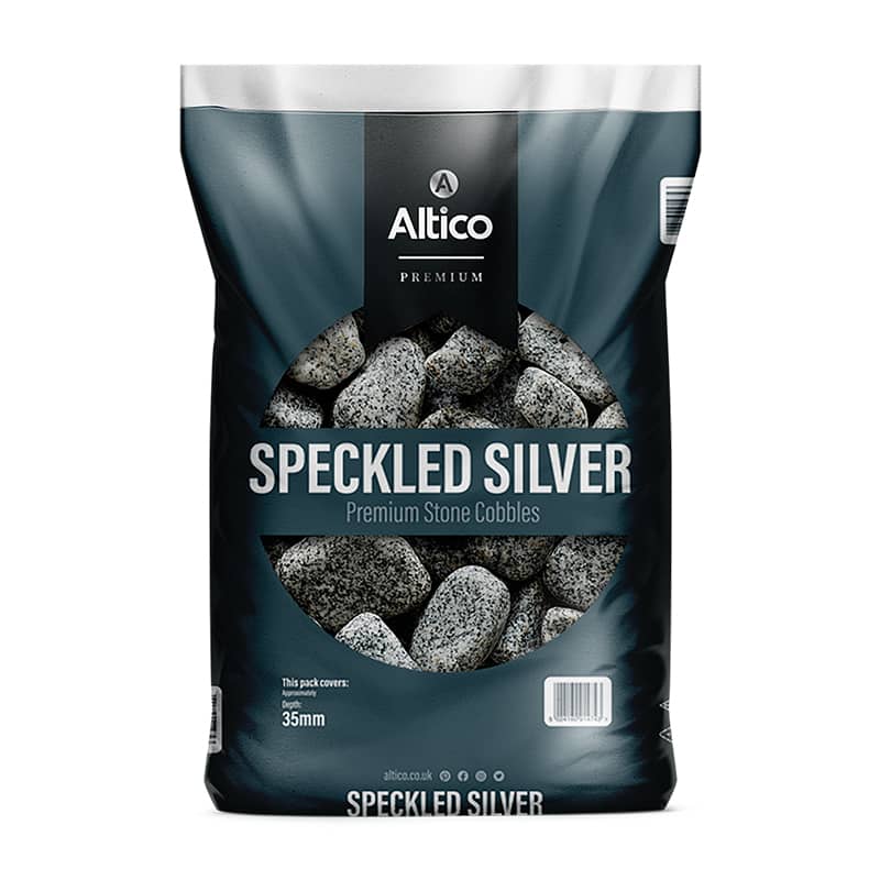 Speckled Silver Large Bag