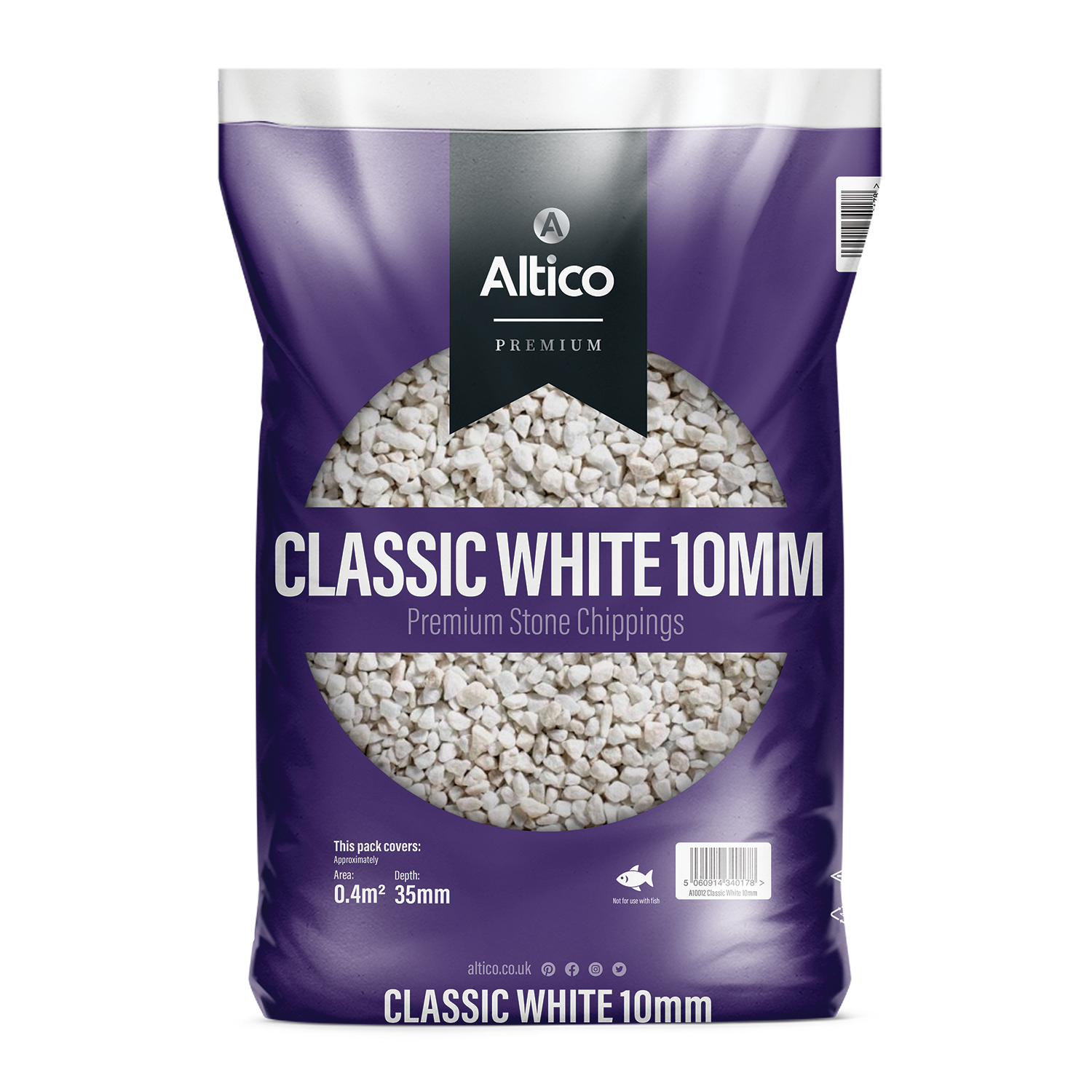 Classic White 10mm Large Bag