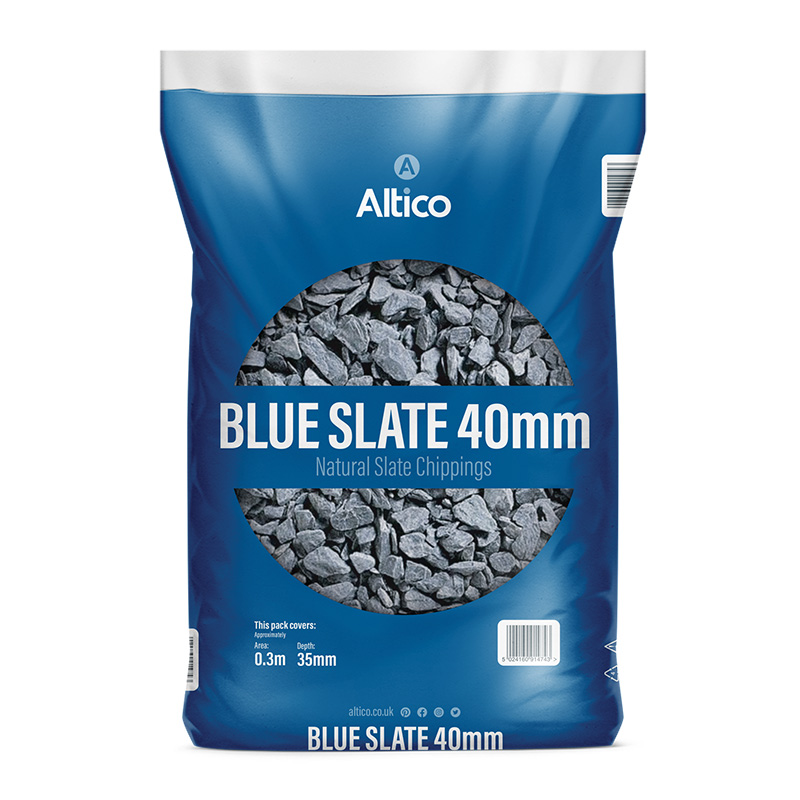 Blue Slate 40mm Large Bag